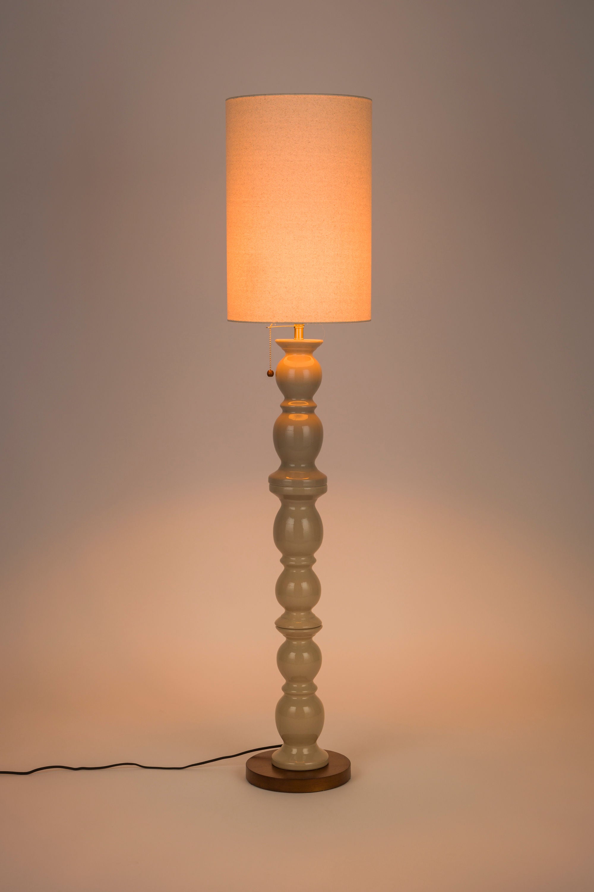 Zuiver Brew Cream Gloss Ceramic Floor Lamp